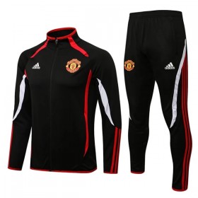 Manchester United Trainingsjack Pak 2022-23 Zwart Wit